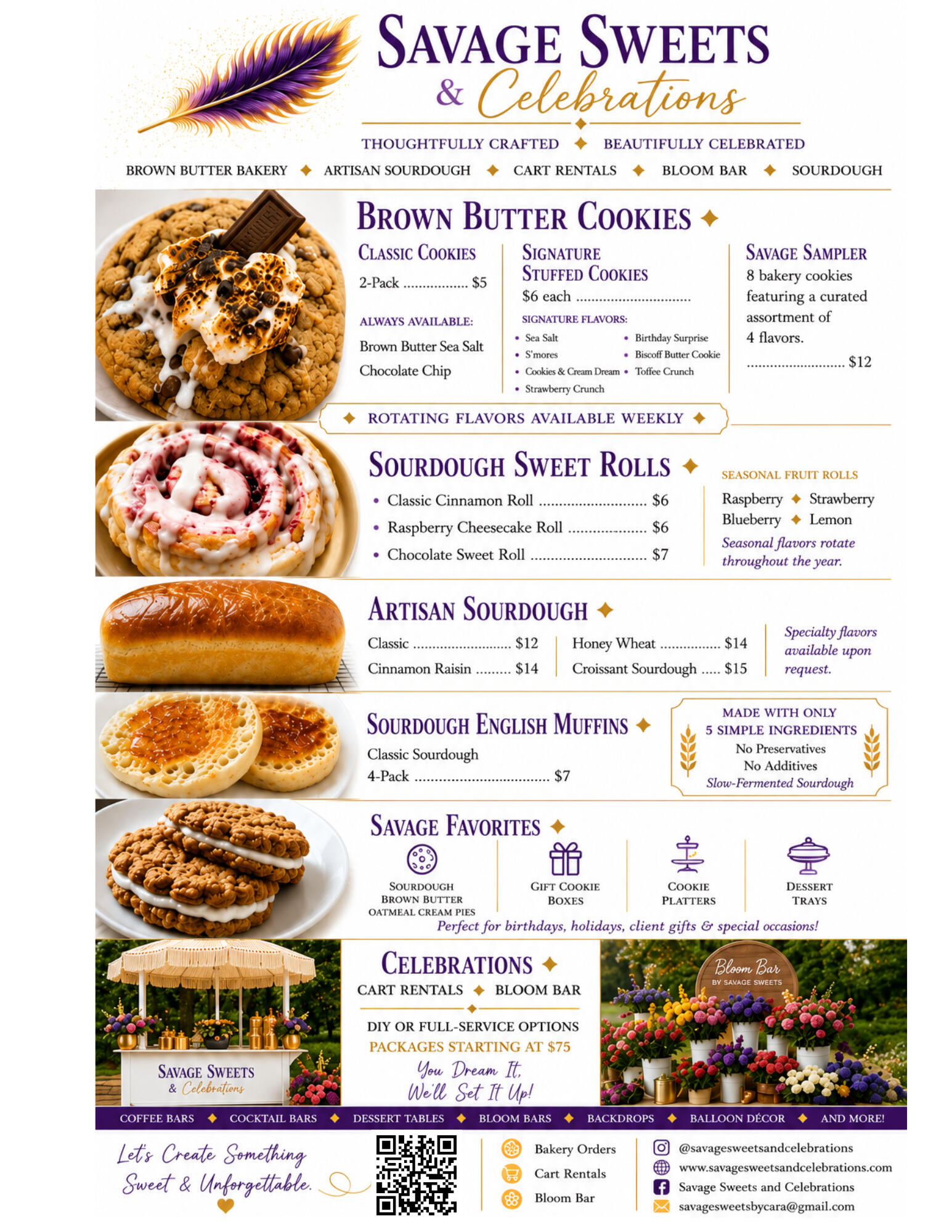 Savage Sweets Flyer